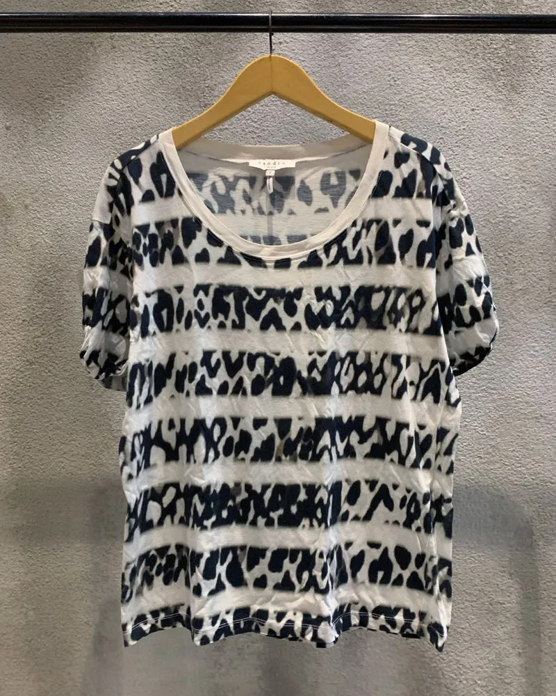 Sandro Paris Artistic Pattern Tshirt photo 1