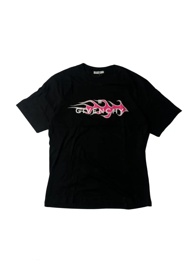 Givenchy – Pink Flame Logo Tee photo 1