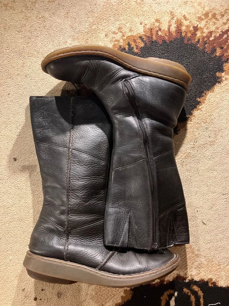 Dr. Martens Grunge Goth Knee high boots Wanita black photo 1