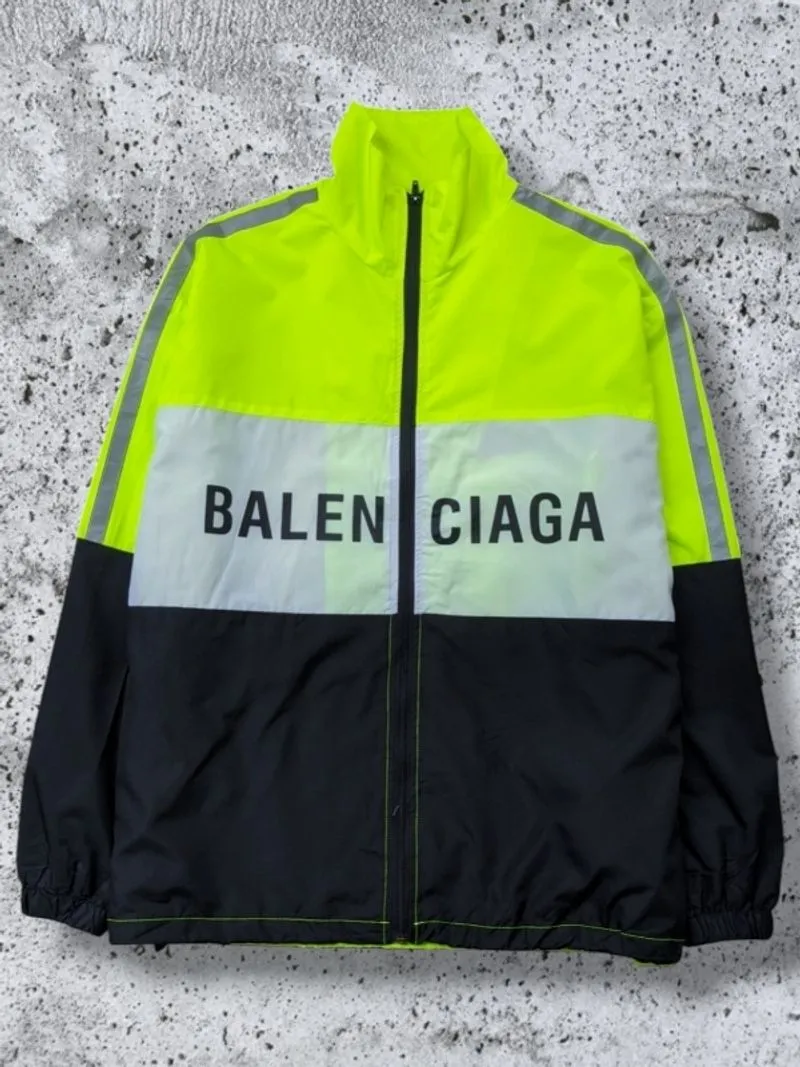 BALENCIAGA LOGO ZIP UP TRACK JACKET photo 1