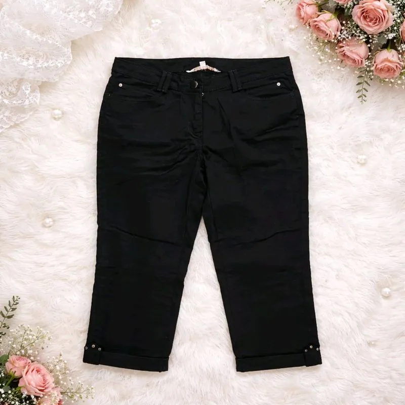 SOPHISTIX BLACK 7/8 PANTS SIZE M / NEW NO TAG photo 1