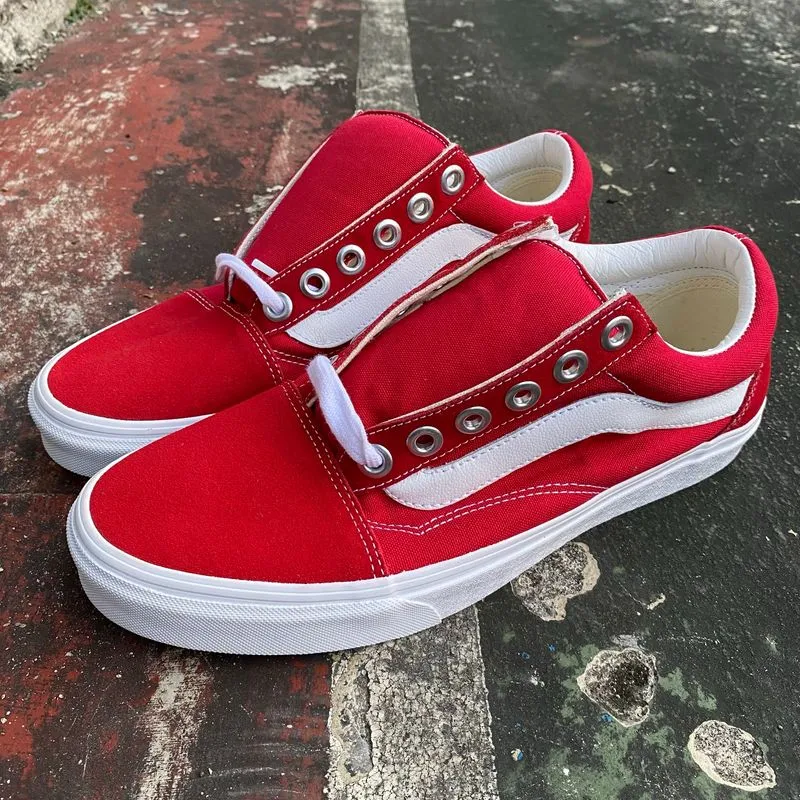 Vans off the wall oldskool OS classic racing red photo 1