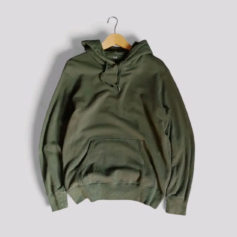 Jaket Hoodie Uniqlo Basic | Thriftshop photo 1