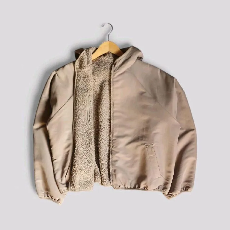 Jaket Hoodie Revelsible Sherpa TytyClappy | Thriftshop photo 1