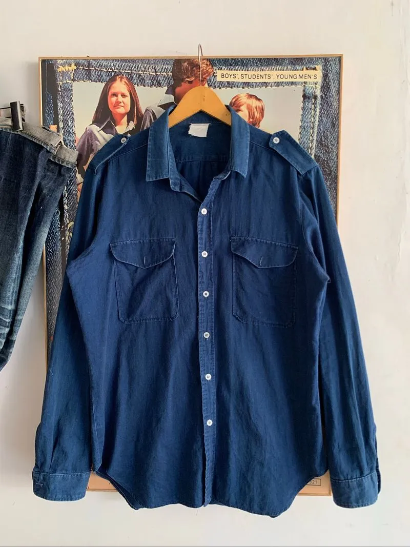Vintage field shirt unifrom wrangler made in australia photo 1