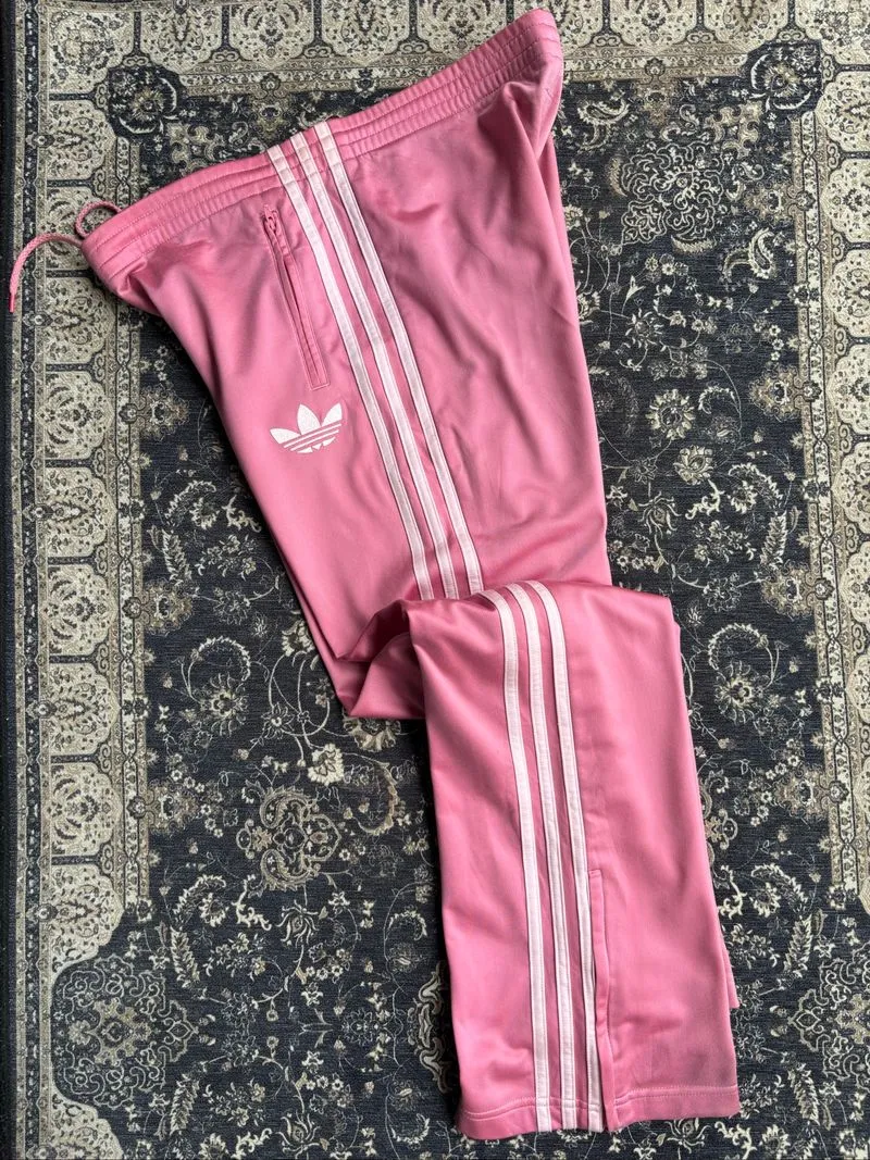  Pink Adidas Originals FirebirdTrefoil 3 Stripes Track Pants photo 1