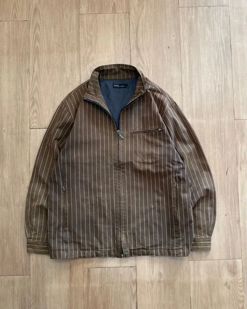 WORKJACKET MODERM DETTROIT STYLE STRIPED/VINTAGE photo 1