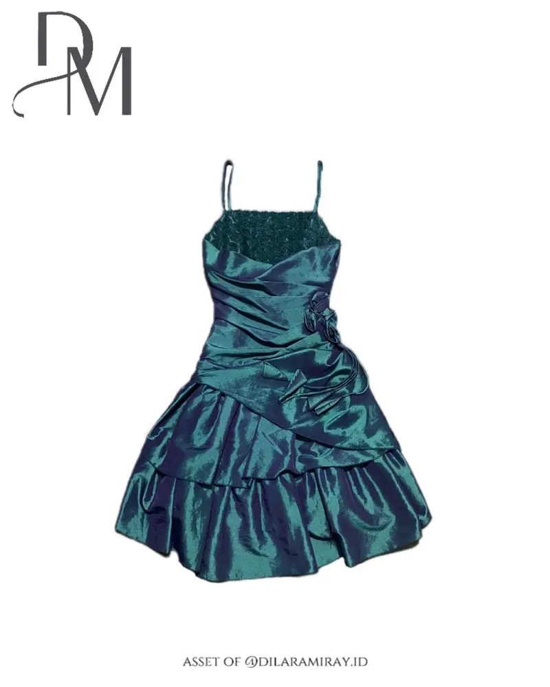 Design by Dilara Miray Prom Night Party Dress Emerald Green photo 1