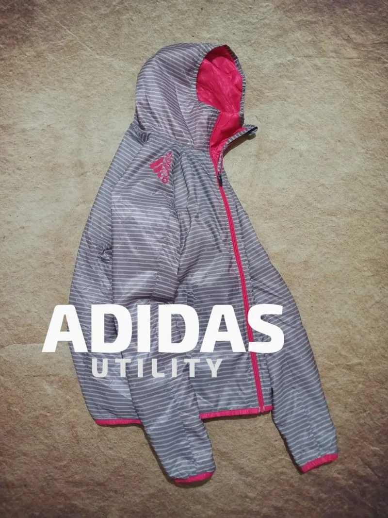 Adidas puffer jaket second thrift photo 1
