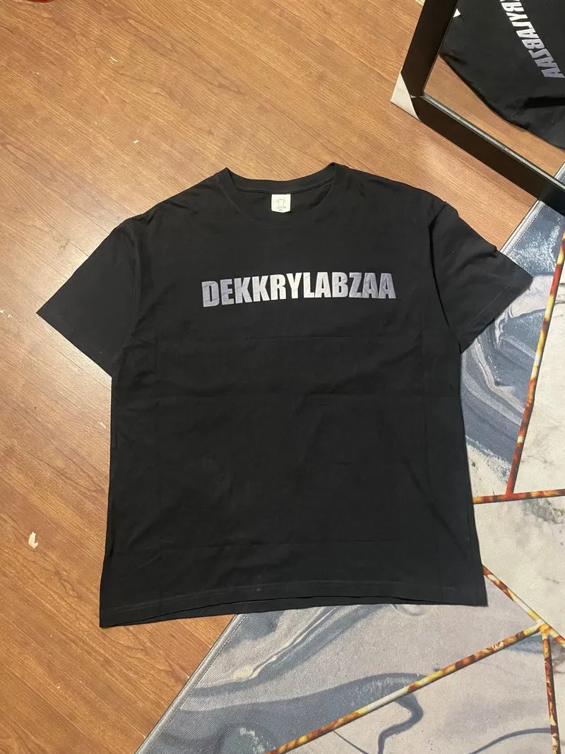 Streetwear Y2K T-shirt Pria black photo 1