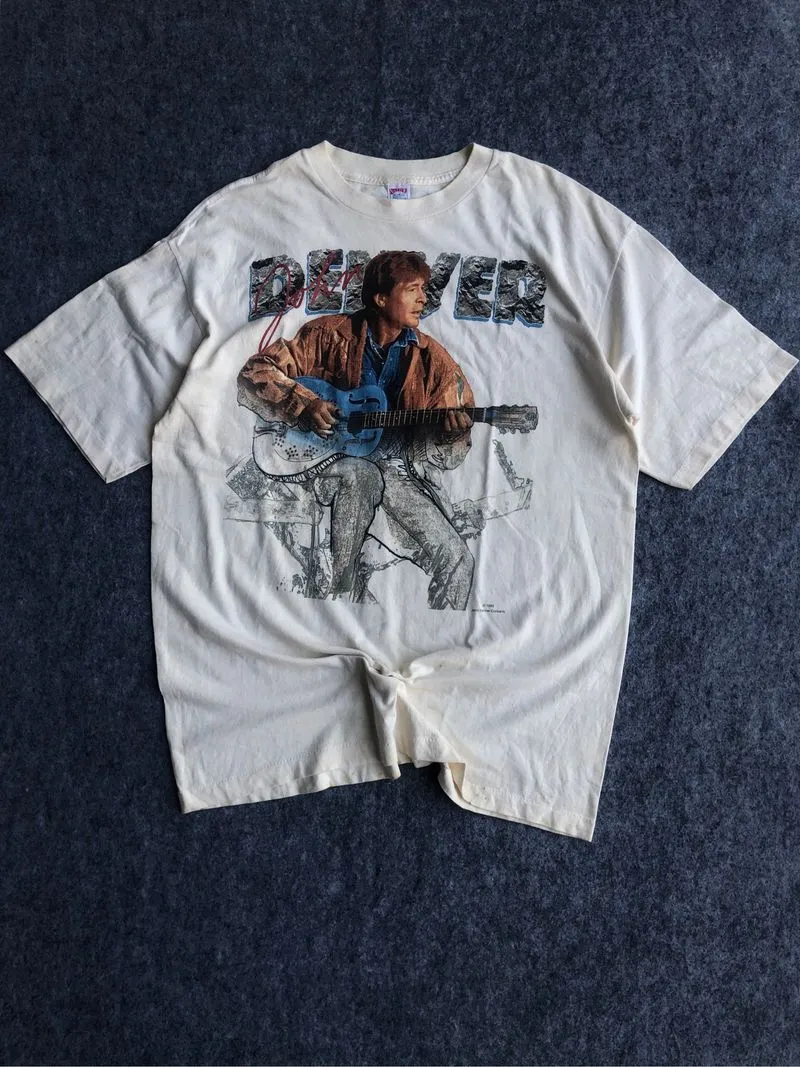 denver concert vintage tshirt 1993  photo 1