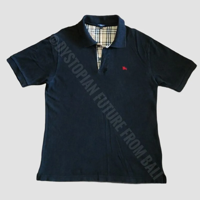 Vintage Polo Shirt Burberry London Black/Nova Check photo 1