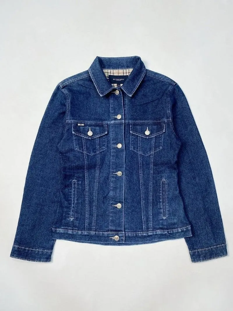 BURBERRY LONDON NOVA CHECK DENIM JEANS WOMEN JACKET | OUTERW photo 1