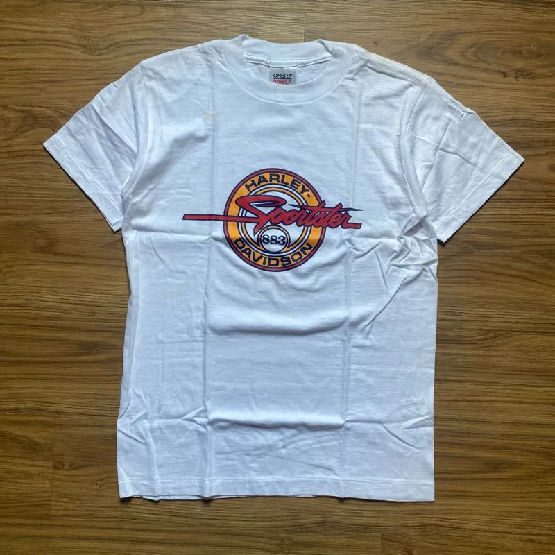 Biker T-shirt Pria white photo 1