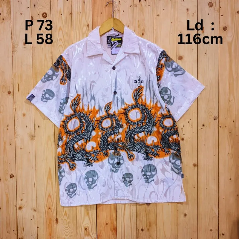 Dogtown black dragon shirt sukajan dragon japan brand style photo 1