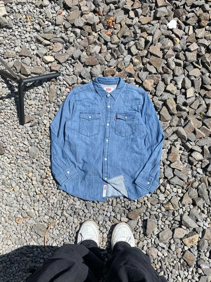 Kemeja denim Levi's strauss photo 1