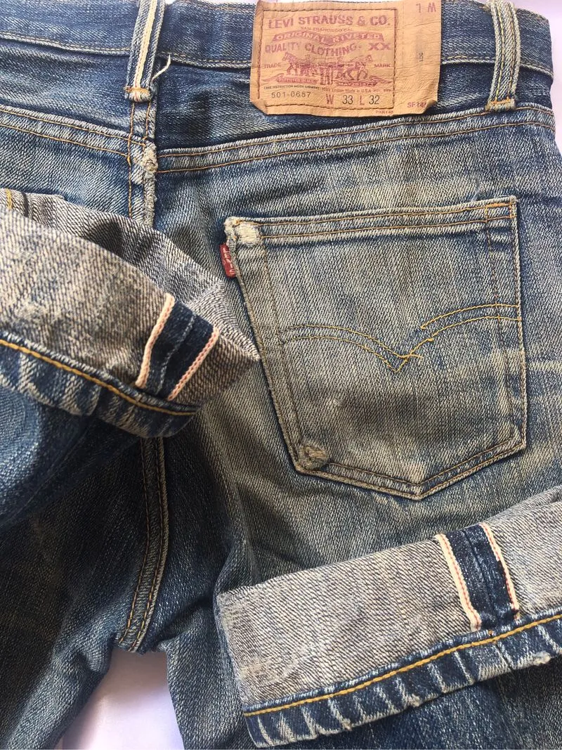 Vintage 90s LEVI’S 501-0657 Big E Selvedge Jeans photo 1
