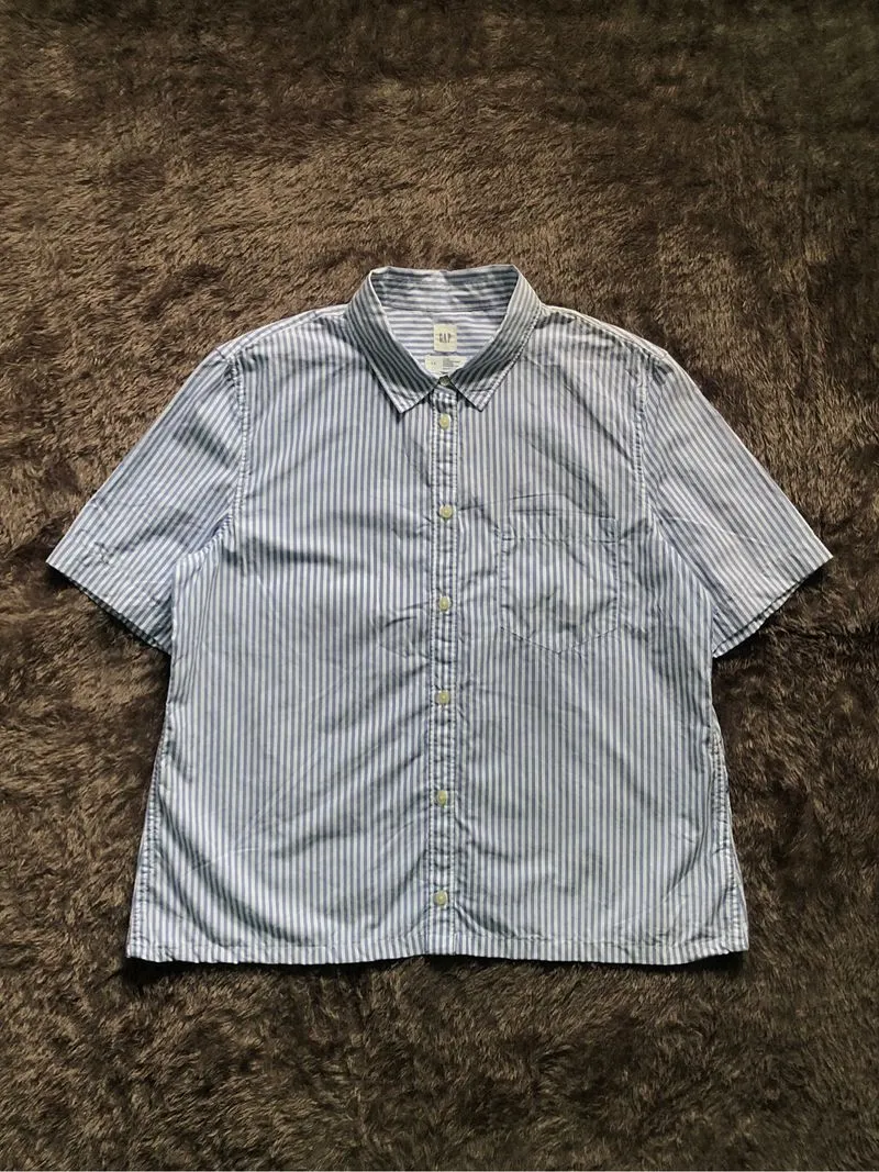 Boxy shirt plaid short sleeve By GAP  photo 1