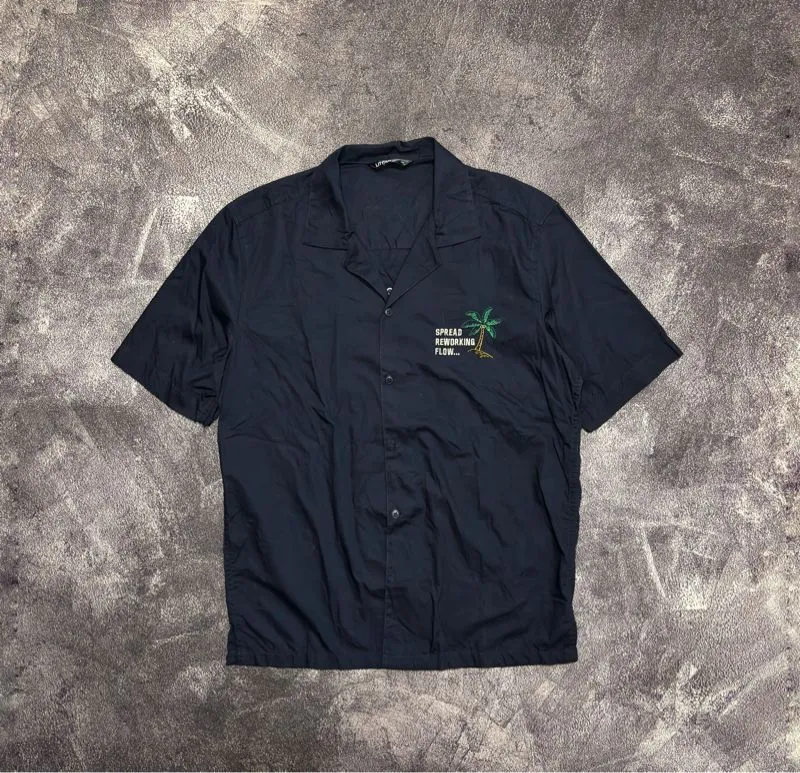 LITMUS COLLAR SHIRT BORDIR LOGO photo 1