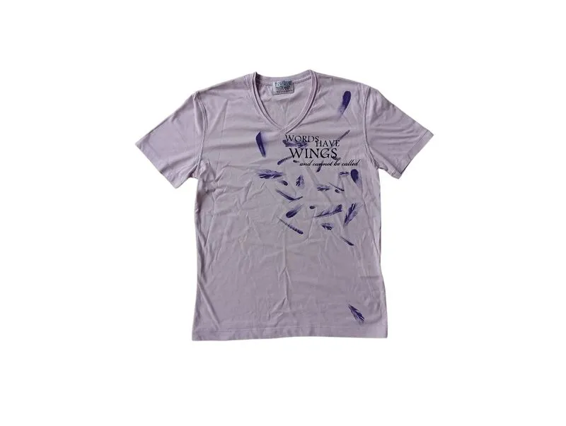 Nicole Club For Men wings poem tshirt photo 1