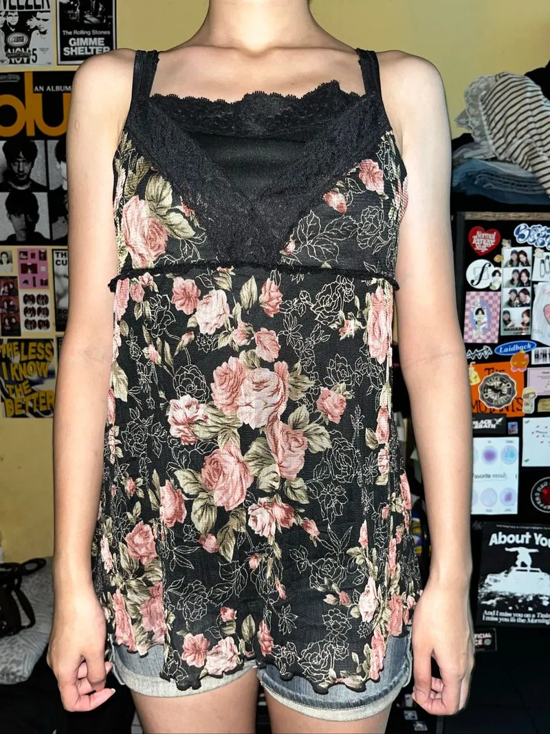 rosa cheri’s floral camisole photo 1
