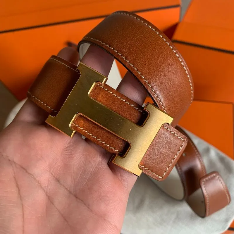 Hermes Constance belt calfskin ghw stamp L photo 1