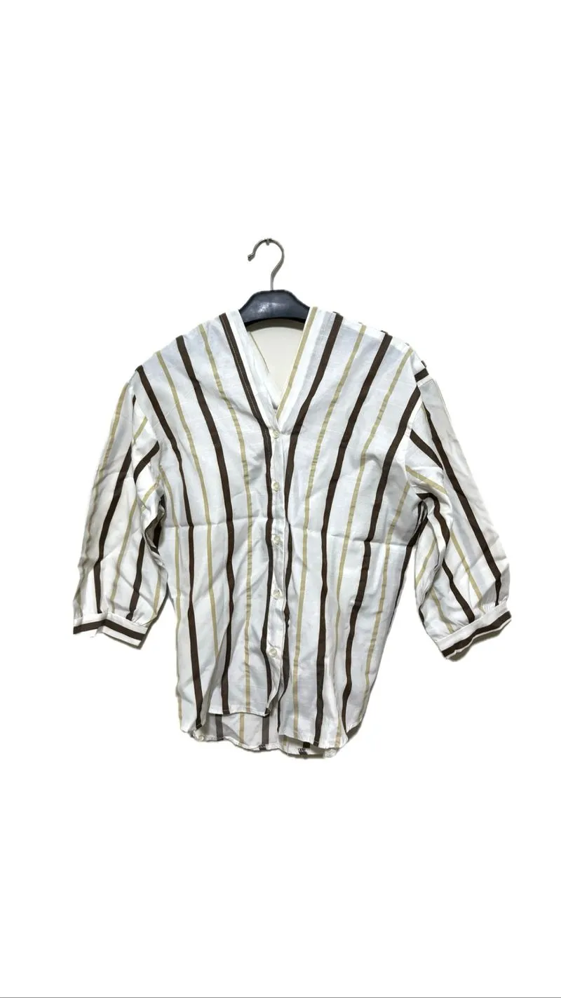 blouse strip (brown-gold) photo 1