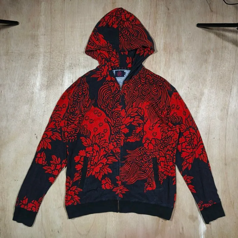 AUSTERE JAPAN KOROMO AOP Zipper photo 1