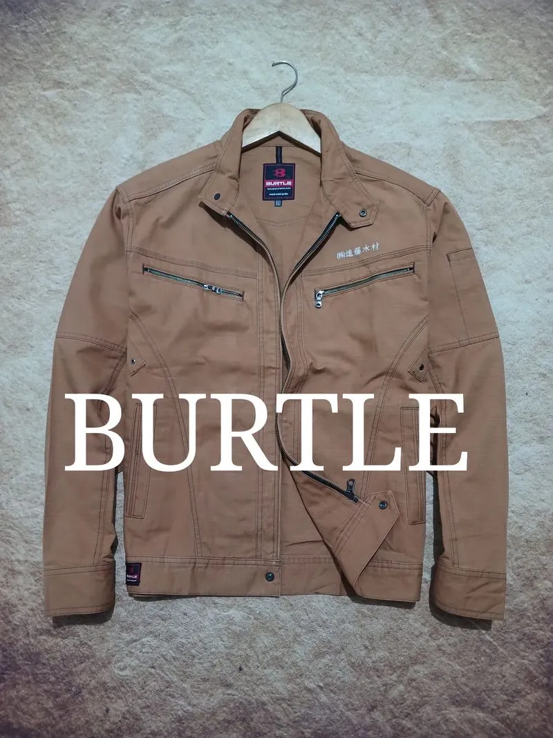 BURTLE work jaket bahan kanvas second original photo 1