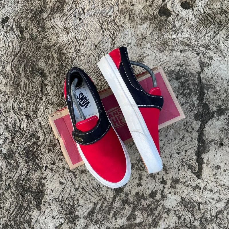 Vans x FOG Slip-On 47 V DX "Red/Black" photo 1
