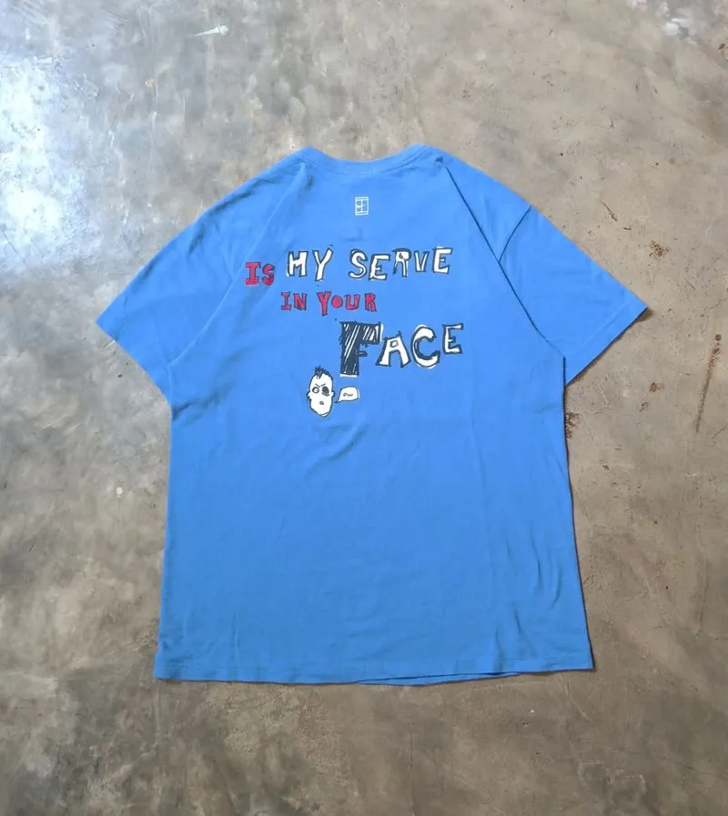 Nike Vintage Streetwear T-shirt Pria purple photo 1
