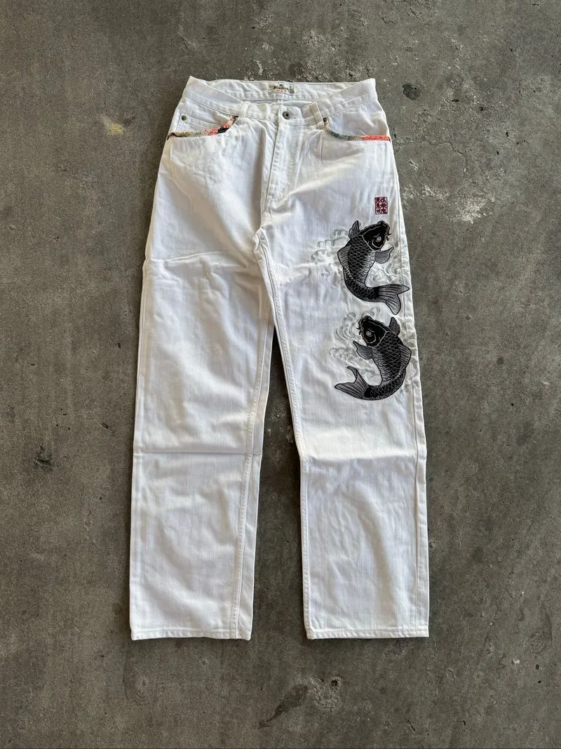 Rare💥Karakuri Tamashii Embroidery Japanese Koi Fish photo 1