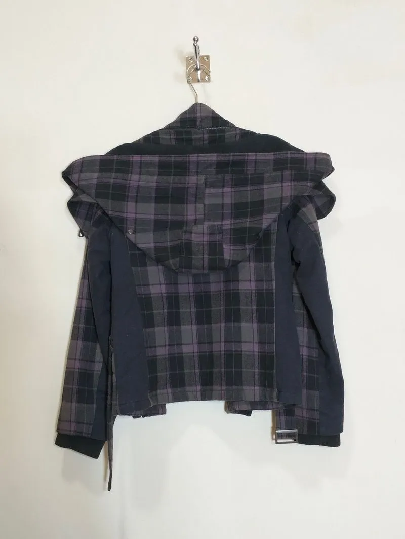 Tartan Coat Jacket With Unique Hoodie 
By Samuel & Kevin  photo 1
