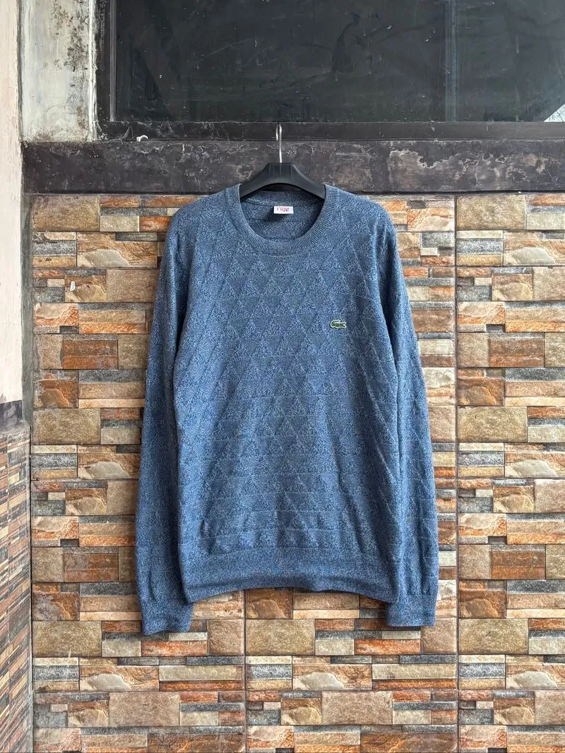 [Termurah] Lacoste Live Waffle Knitwear Good Condition photo 1