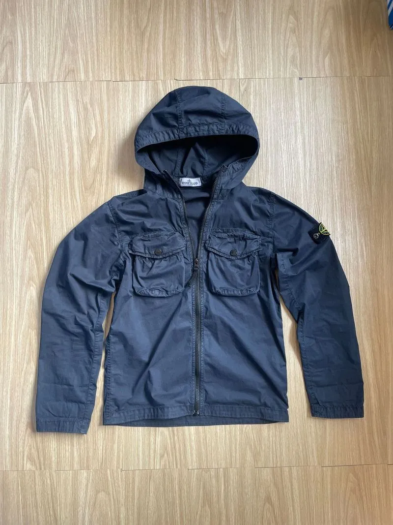 Stone Island Vintage Casual Denim jacket Pria navy photo 1