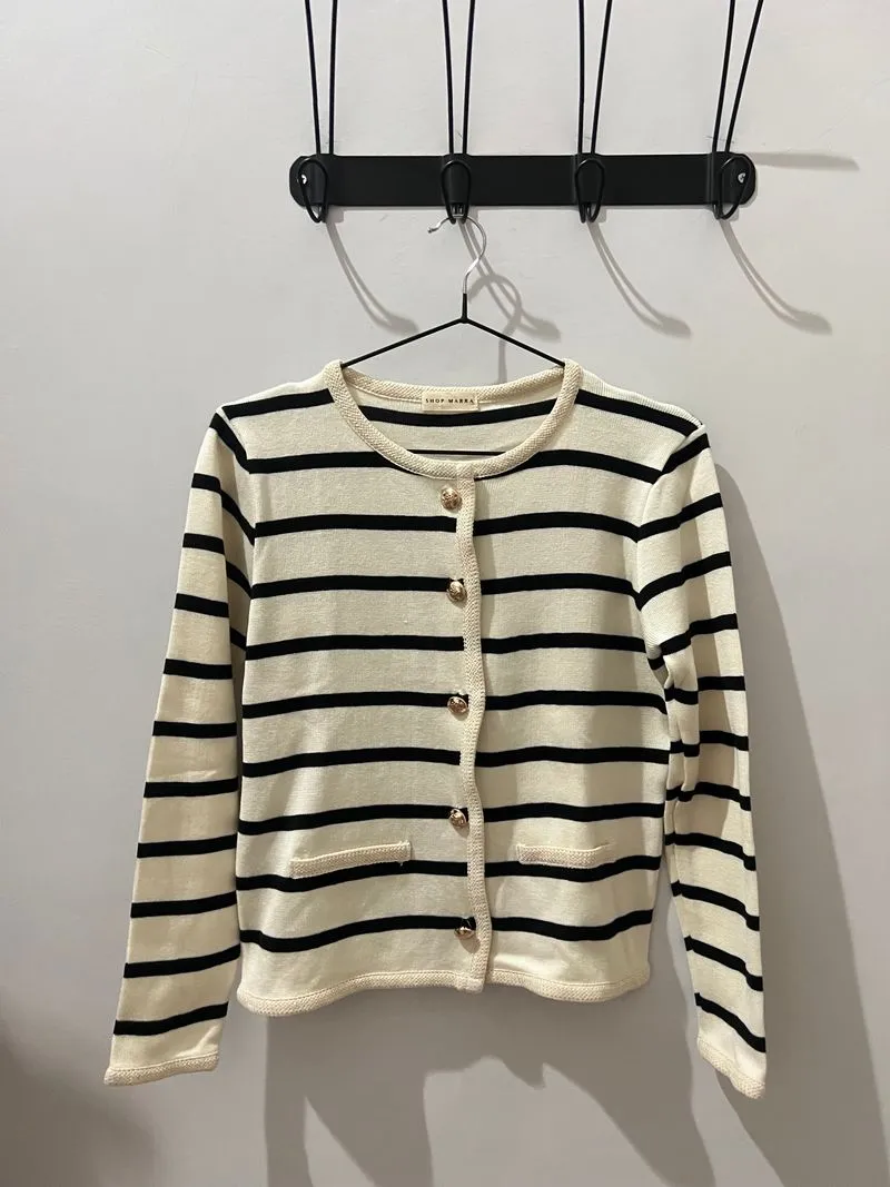 Casual Cardigan Wanita cream photo 1