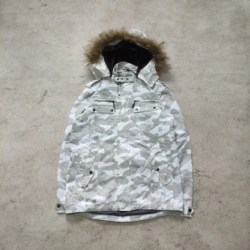 Semantic Design Fur Jacket Camo 2000s photo 1