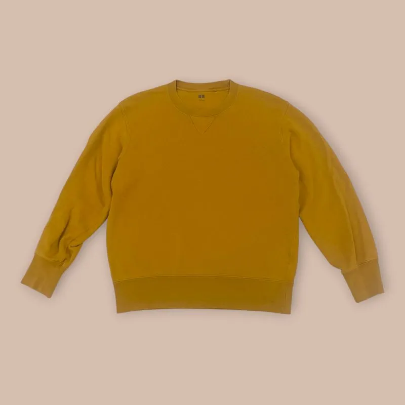 Uniqlo Casual Sweater Pria yellow photo 1
