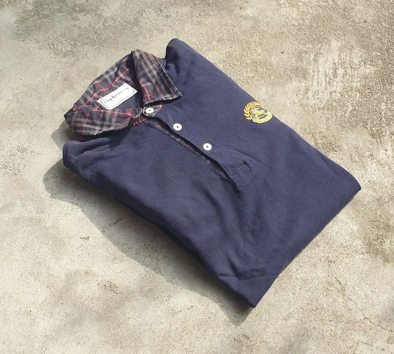 Casual Polo shirt Pria black photo 1