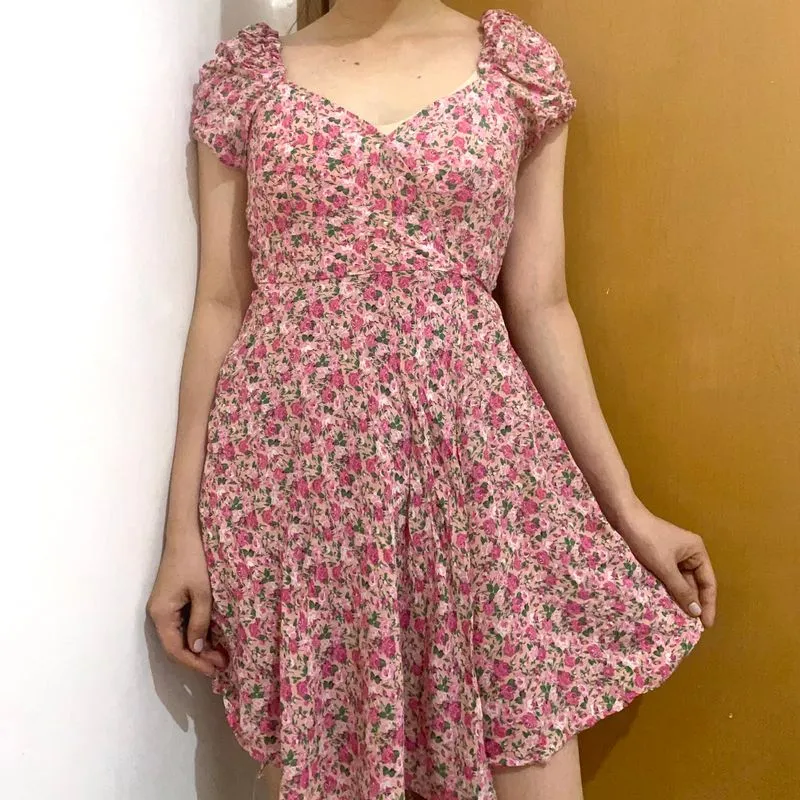 summer flower mini dress  photo 1