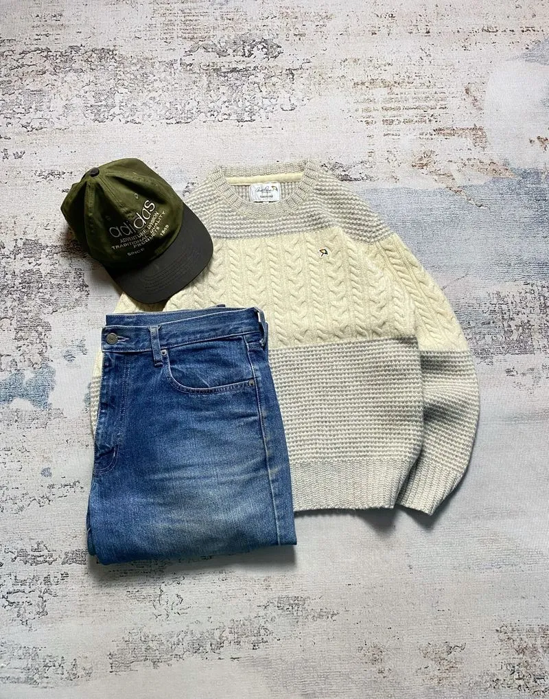 ARNOLD PALMER CABLE KNIT SWEATER photo 1